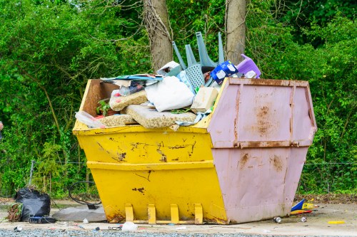 Delivery of a skip to a Chiswick home