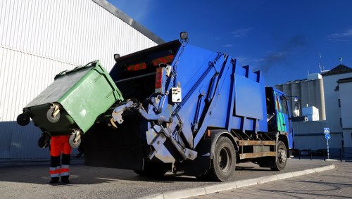 Professional muck away service team in Chiswick