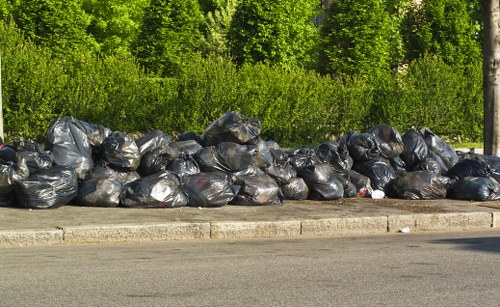 Eco-friendly waste disposal with commercial skip in Chiswick