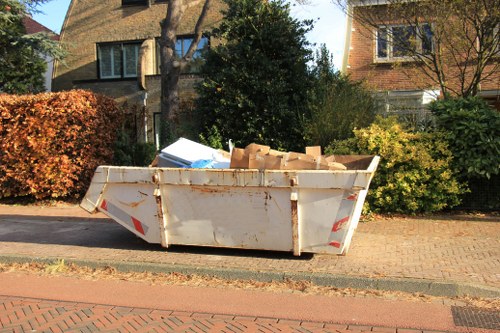 Various types of skips available for hire in Chiswick